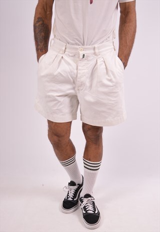 BEST COMPANY MENS VINTAGE SHORTS W32 WHITE 90S