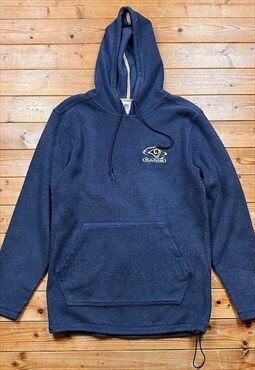Y2K St. Louis rams blue fleece hoodie medium 
