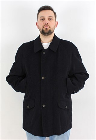 LINEA ESSE MISURINA LODEN OVER COAT UK 42 LANA WOOL JACKET