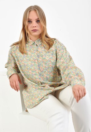 VINTAGE 90S SHIRT IN FLOWER PRINT