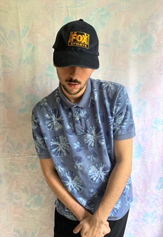 FOX SPORTS VINTAGE BLUE CAP HAT
