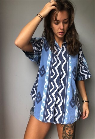 OVERSIZED RETRO 90S 80S VINTAGE UNISEX FESTIVAL SHIRT