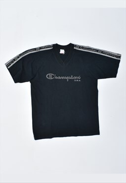 Vintage 90's Champion T-Shirt Top Black