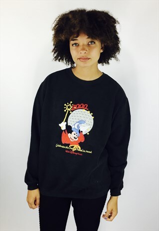 DISNEY MICKEY MOUSE EMBROIDERED SWEATSHIRT