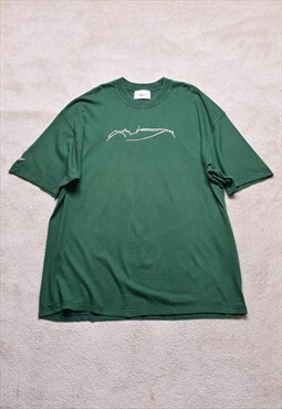 Vintage 90s Morgan Green Car Embroidered T Shirt