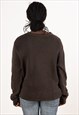 VINTAGE CHAPS JUMPER WOMEN'S BROWN