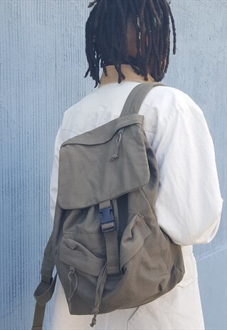 CLASSIC MILITARY SURPLUS CANVAS BACKPACK