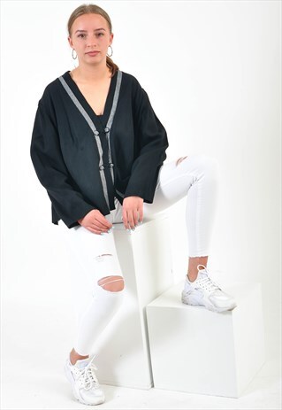 VINTAGE 80'S BLACK JACKET