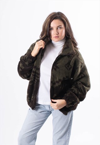 VINTAGE AZTEC FLEECE JACKET