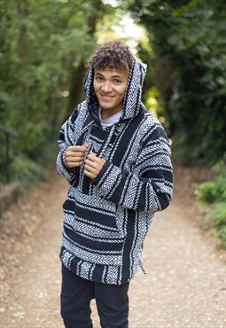 Baja Hoodie Black Drug Rug Mens