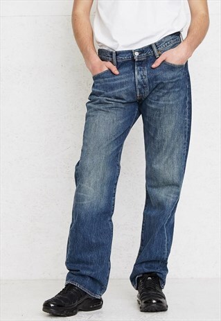 VINTAGE BLUE LEVI'S 501 FIT DENIM JEANS