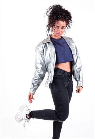 VINTAGE SILVER JACKET J2967