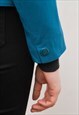 PENDLETON 90'S WOMEN'S M ELECTRIC BLUE WOOL BLAZER JACKET