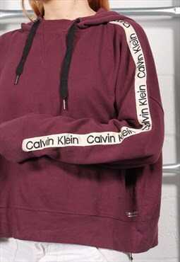 Vintage CK Calvin Klein Hoodie in Purple Pullover Jumper XXL