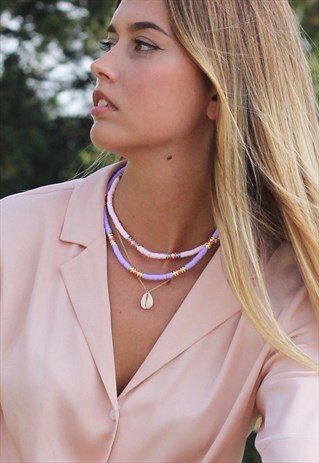 SURF NECKLACE PINK