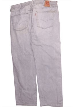 Vintage 90's Lee Trousers / Pants Straight Leg Baggy Grey 40