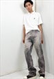 Vintage y2k grey and pink Just Cavalli jeans 
