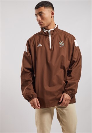 VINTAGE ADIDAS 1/4 ZIP SHELL JACKET