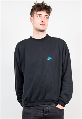 90'S BLACK NIKE SWEATSHIRT