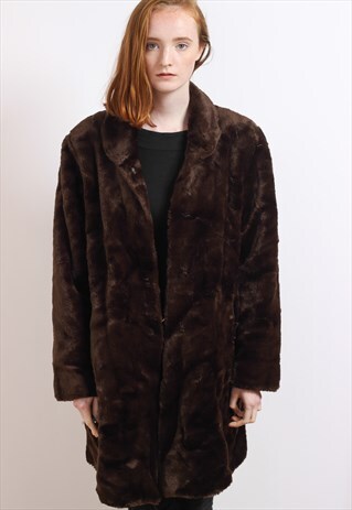 VINTAGE FAUX FUR JACKET