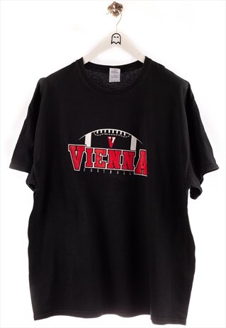 VINTAGE GILDAN T-SHIRT VIENNA PRINT BLACK