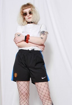 90s vintage y2k grunge Nike black varsity shorts Manchester