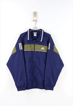 Adidas Vintage 90's Zip Light Jacket in Vintage - XXL