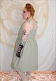 BABY BLUE REGENCY CORE GLAM SUMMER DRESS TIE STRAPS SIZE XL