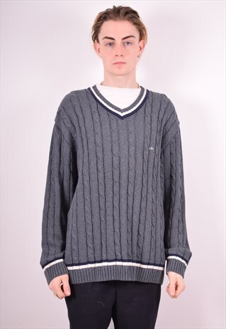 LEVI'S MENS VINTAGE JUMPER SWEATER XL GREY 90S