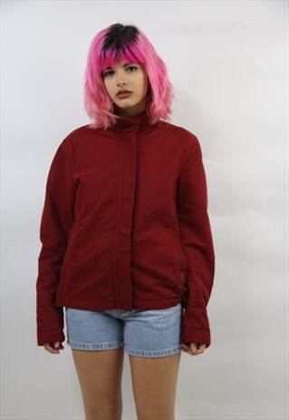 VINTAGE TIMBERLAND DARK RED WORKER JACKET