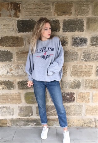 VINTAGE BASEBALL OVERSIZED SWEATSHIRT JUMEPR XXL