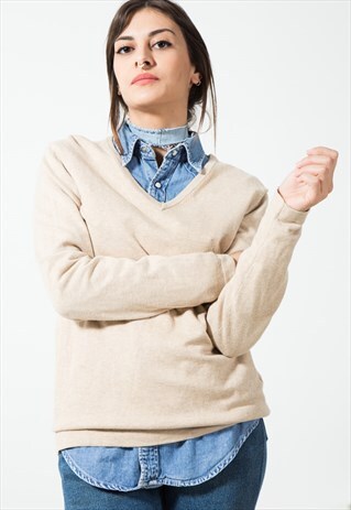 ON SALE VINTAGE 80S TOMMY HILFIGER KNITWEAR JUMPER/ S0257