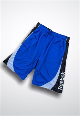 Vintage Reebok Basketball Shorts Blue Medium