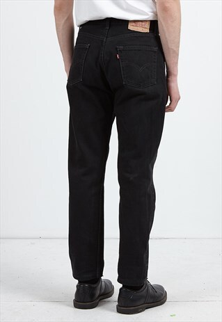 VINTAGE BLACK LEVI'S 510 02 FIT DENIM JEANS