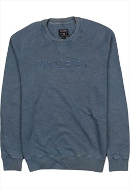 Vintage 90's Woolrich Sweatshirt Spellout Crew Neck