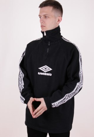 90S VINTAGE UMBRO 1/4 ZIP SWEATSHIRT AA9948