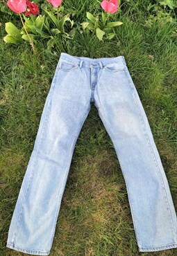 Vintage Y2K Low Rise 505 Light Blue Stonewash Levi Jeans