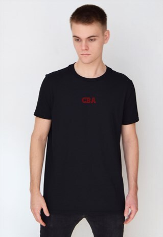 BLACK CBA (RED) T-SHIRT