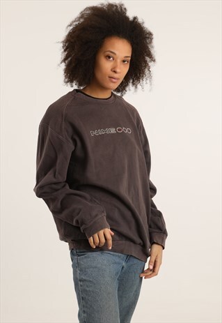 VINTAGE NIKE EMBROIDERED SPELL OUT LOGO SWEATSHIRT