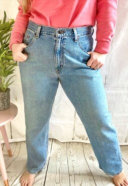 Vintage L.L. Bean Light Denim High Waisted Mom 80's Jeans