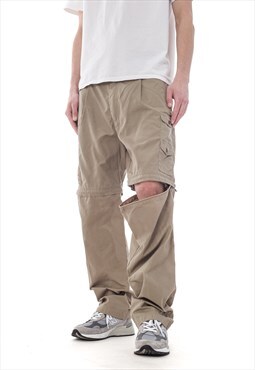 Vintage FJALLRAVEN Cargo Pants Zip Shorts Hiking Trekking