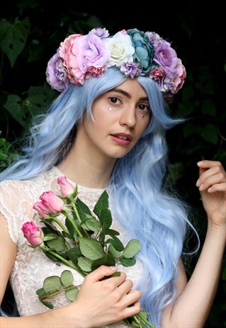 ROUGE PONY - LARGE FLORAL CROWN