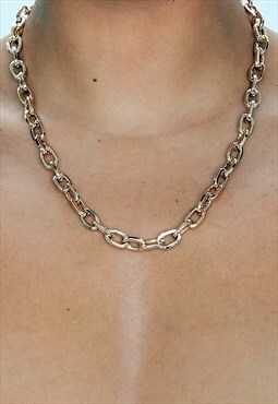 Women's 24" 20mm Oval Link Necklace Chain - Gold