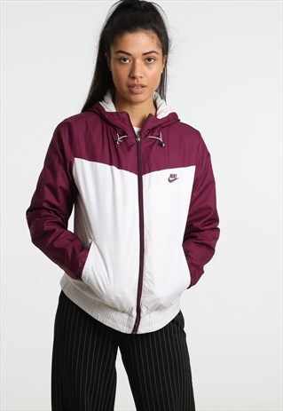 90S NIKE LIGHTWEIGHT FLEECE LINED JACKET