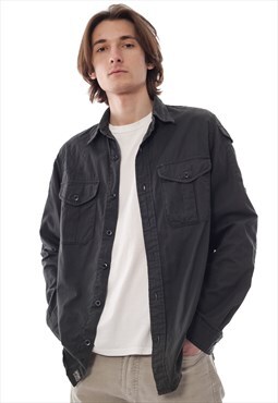 DENIM & SUPPLY RALPH LAUREN Shirt Button Up Military Grey