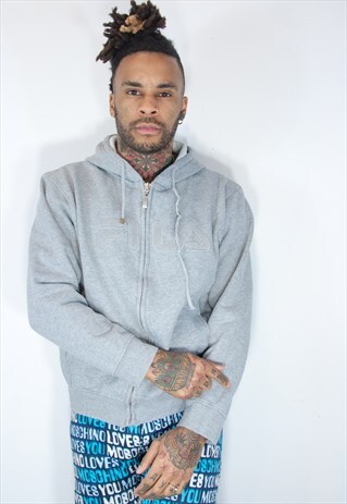 FILA VINTAGE HOODIE GREY