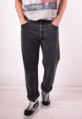 LEVI'S MENS VINTAGE JEANS W36 L32 BLACK 90S