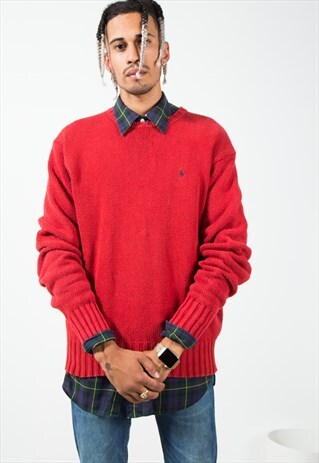 ON SALE VINTAGE 80S P. RALPH LAUREN KNITWEAR JUMPER / S0310