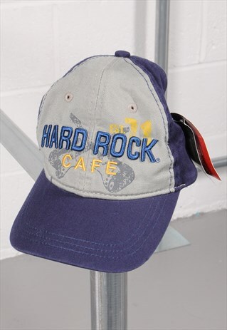 Vintage Hard Rock Cafe Cap in Navy Summer Sports Hat