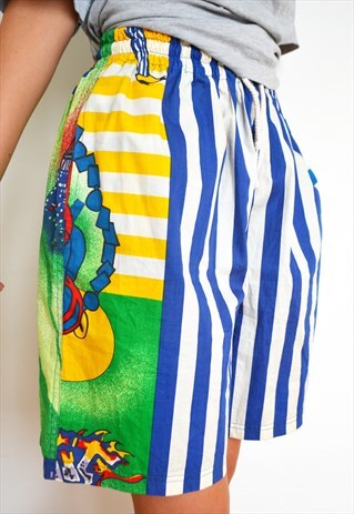 RARE VERSACE HIGH WAISTED SHORTS